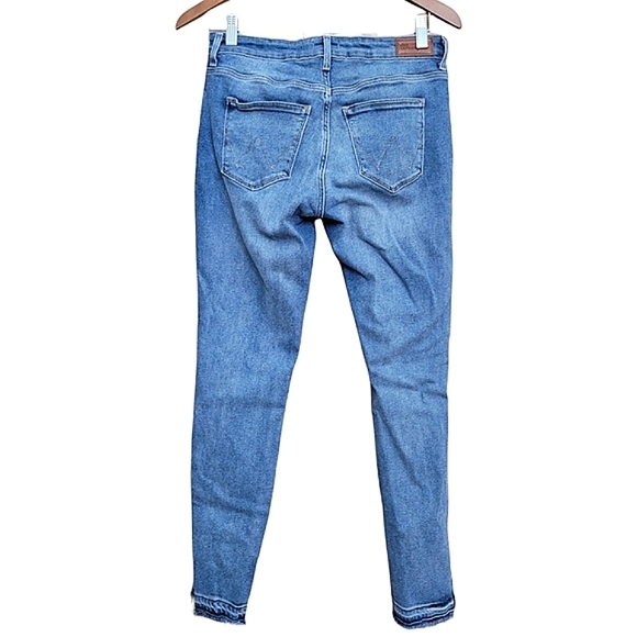 Wrangler Distressed Raw Hem Skinny Jean 30x30 - Picture 2 of 12